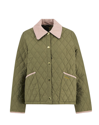 GIUBBINO TRAPUNTATO DONNA LIDDESDALE - VERDE OLIVA LQU1851 GN14 BARBOUR 