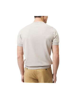 T-SHIRT UOMO IN MAGLIA DI COTONE - BIANCO SPORCO RRU90323CS17XXXX C0624 ROY ROGERS 