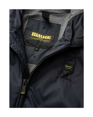 GIACCA UOMO CON CAPPUCCIO FODERA COTONE CARRUTH - BLU BLUC11071 888 BLAUER 