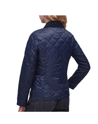 GIACCA DONNA TRAPUNTATA DEVERON - NAVY PALE PINK LQU1012 NY71 BARBOUR 