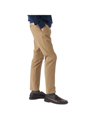 PANTALONE CHINO NEW ROLF IN GABARDINA - BEIGE RRU013C9250112 C0005 ROY ROGERS 