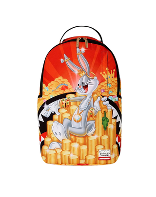 ZAINO "LOONEY TUNES RICH KING BUGS DLXR" 910B7322 NSZ SPRAYGROUND 