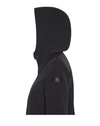 GIACCA DONNA IN NYLON STRETCH " AULAWATI MD"-NERO