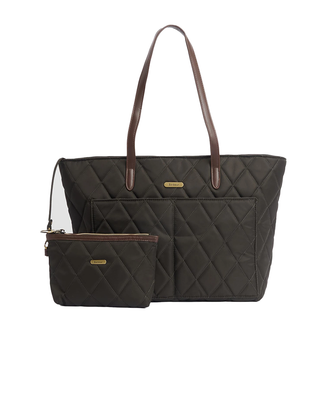 BORSA DONNA QUILTED TOTE - VERDE LBA0395 OL75 BARBOUR 