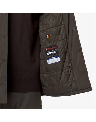 GIACCA UOMO UMBERT PLAIN WARM - VERDE OLIVA K2136JW XRG K-WAY 