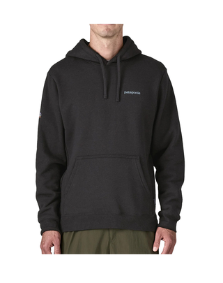 FELPA INVERNALE UOMO CON CAPPUCCIO - NERO 39666 INBK PATAGONIA 