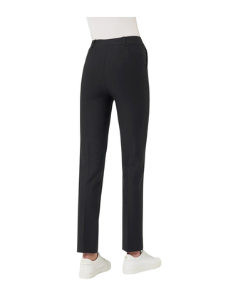 PANTALONE DONNA IN TESSUTO COMPACT - NERO DB24PP 020 RAGNO 