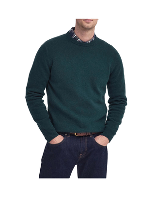 PULLOVER UOMO "ESSENTIAL PATCH" - EVERGREEN MKN0584 GN59 BARBOUR 