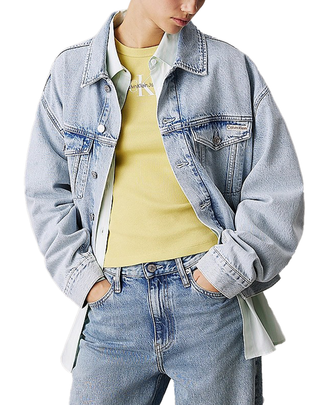 GIUBBINO JEANS DONNA TAGLIO RELAXED