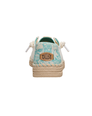 MOCASSINO IN TELA DONNA  WENDY ESPADRILLE HIBISCUS - EGRET MULTI HD.45237 0NI HEY DUDE 