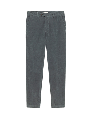 PANTALONE UOMO CHINO IN VELLUTO " CONDUIT " -  GRIGIO CONDUIT VELLUTO C0238 ROY ROGERS 