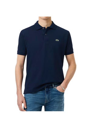 POLO UOMO L1212 ORIGINAL - BLU NAVY 1212 166 LACOSTE 