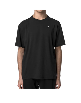 T-SHIRT UOMO " SOLO JERSEY " - BLACK K3136CW USY K-WAY 