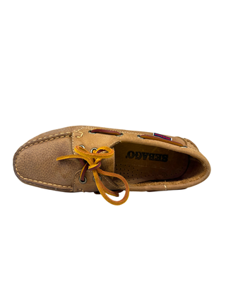 SCARPE DA DONNA "DOCKSIDES PORTLAND CRAZY H "- BROWN TAN 7001E40 912 SEBAGO 