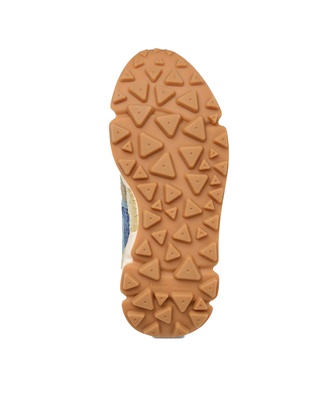 SNEAKERS UOMO YAMANO 3 - BLU BEIGE VERDE 001-2017816-01 3C11 FLOWER MOUNTAIN 