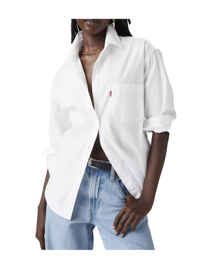 CAMICIA DONNA HARLIE BOYFRIEND - BIANCO 001HM-0003 BRIGHT WHITE LEVI'S 