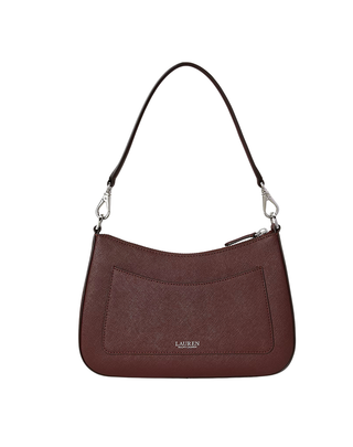 BORSA IN VERA PELLE " DANNI " - DARK GARNET 431883768 052 RALPH LAUREN 