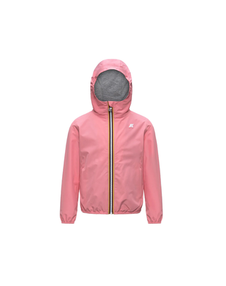 GIUBBINO BAMBINA 3-8 ANNI " P. LILY STRETCH POLY JERSEY " - PINK GERANIUM K2148NW Q28 K-WAY 