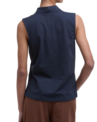 POLO SENZA MANICHE DA DONNA " BOWFORD " - NAVY