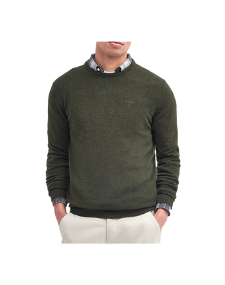 PULLOVER UOMO "ESSENTIAL" - VERDE ALGA MKN0345 GN71 BARBOUR 