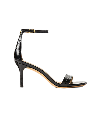 SANDALO IN PELLE ALLIE - NERO 802P04399 002 RALPH LAUREN 