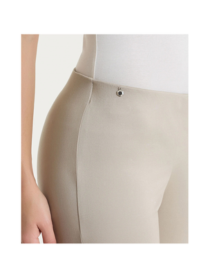 PANTALONE DONNA CAPRI IN SATIN POWER - CROCKERY D926PY C84 RAGNO 