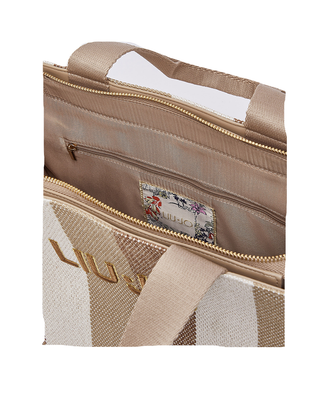 BORSA MARE A RIGHE - SABBIA 2A6026T2176 00133 LIU JO 