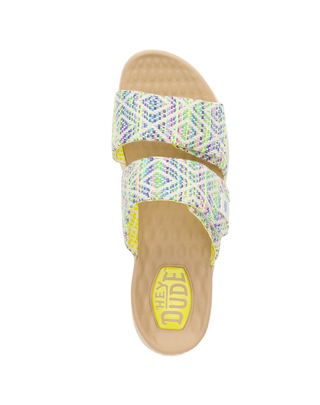 SANDALO DONNA " DELRAY SLIDE SURF BAJA " - BLUE MULTI