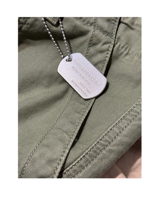 PANTALONI UOMO " FATIGUE DEGRASSE " - MILITARY GREEN 001FATIGUE MG Chesapeake's 