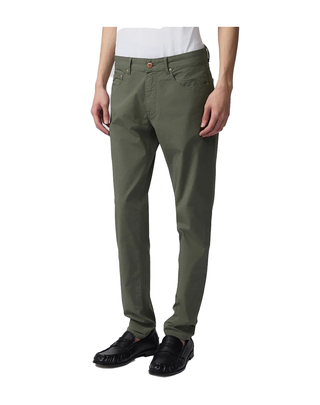 PANTALONE UOMO IN COTONE " DENVER " - VERDE P91100CT0029 E00312 REFRIGIWEAR 