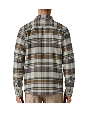 CAMICIA UOMO IN FLANELLA - GRIGIO MARRONE VERDE 42401 BZGY PATAGONIA 