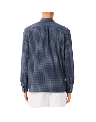 CAMICIA UOMO IN FLANELLA MOTIVO SCOZZESE BLU CH5093 HHW LACOSTE 