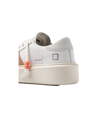 SNEAKERS DONNA HILL LOW PLATFORM CALF WHITE-COOPER HILL LOW PLATFORM CC\CC D.A.T.E. 