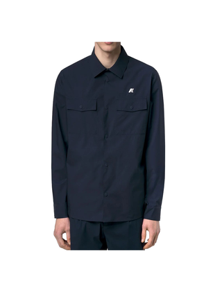 GIACCA UOMO " UMBERT STRETCH 2LAYERS " - BLUE DEPTH K5138MW K89 K-WAY 