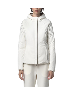GIACCA DONNA LILY ST WARM DOUBLE - BEIGE/BIANCO K6128TW BBA K-WAY 
