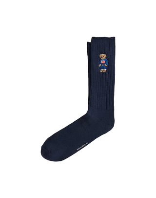 CALZINO UOMO " POLO BEAR " - BLU 449P02372 001 RALPH LAUREN 