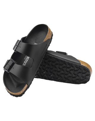 SANDALO ARIZONA IN BIRKO-FLOR BLACK 1019069-S BLACK BIRKENSTOCK 