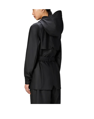 GIACCA DONNA "CURVE JACKET" - BLACK RA12100 01 RAINS 