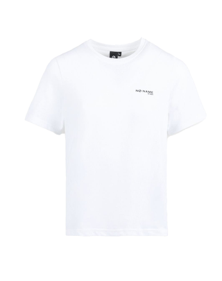 T-SHIRT DONNA STAMPA NERA - BIANCA WILLO T-SHIRT WHITE PRINT BLACK NO NAME 