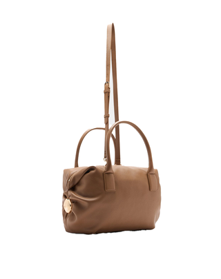 BORSA BAULETTO IN SIMILPELLE BOTTALATA - BEIGE AF5027E0058 81140 LIU JO 
