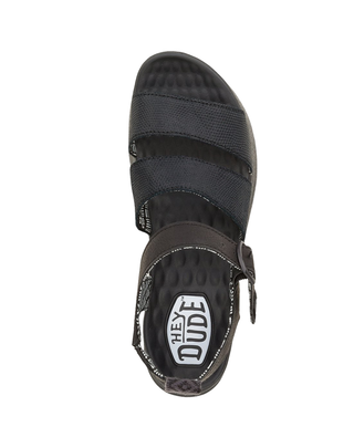SANDALO DONNA CON PLATFORM " DELRAY BUCKLE CLASSIC " - BLACK