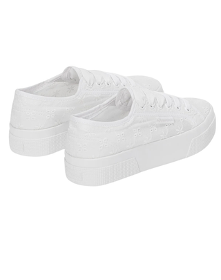 SNEAKERS DONNA "2740 FLOWER SANGALLO" - WHITE