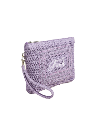 MINI POCHETTE IN RAFIA - LILLA SW0007 LC F**K 