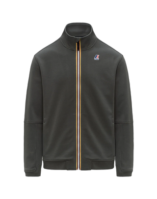 FELPA UNISEX PEPIN POLY COTTON - GREEN BLACKISH K1126IW WMR K-WAY 