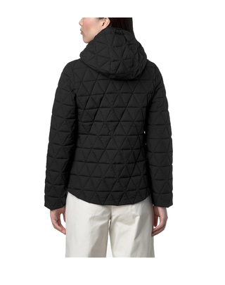 GIUBBINO DONNA "LIL DIAMOND QUILTED WARM" - BLACK PURE K2136EW USY K-WAY 