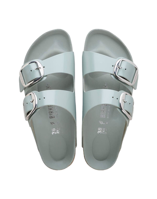 SANDALO ARIZONA IN PELLE CON FIBBIA GRANDE - PURE SAGE 1031882-S PURE SAGE BIRKENSTOCK 