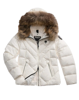 PIUMINO DONNA "ALICIA" - BIANCO 25WBLDC03097 100BI BLAUER 