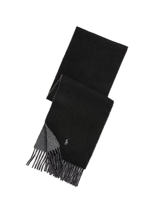 SCIARPA DOUBLE-FACE IN MISTO LANA - NERO/GRIGIO 449959334 001 RALPH LAUREN 