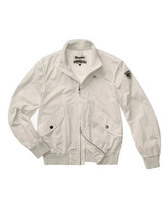 BOMBER UOMO LEGGERO BADGER - GRIGIO CHIARO BLUC04139 996 BLAUER 