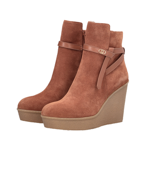 STIVALETTO CON ZEPPA IN SUEDE - COCCIO SF5083 S3804 LIU JO SHOES 